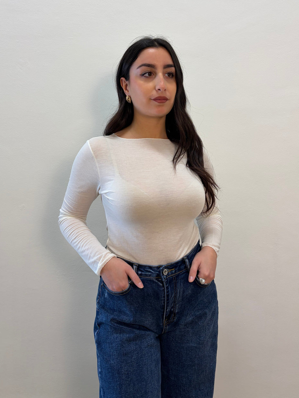 Maglia misto cashmere