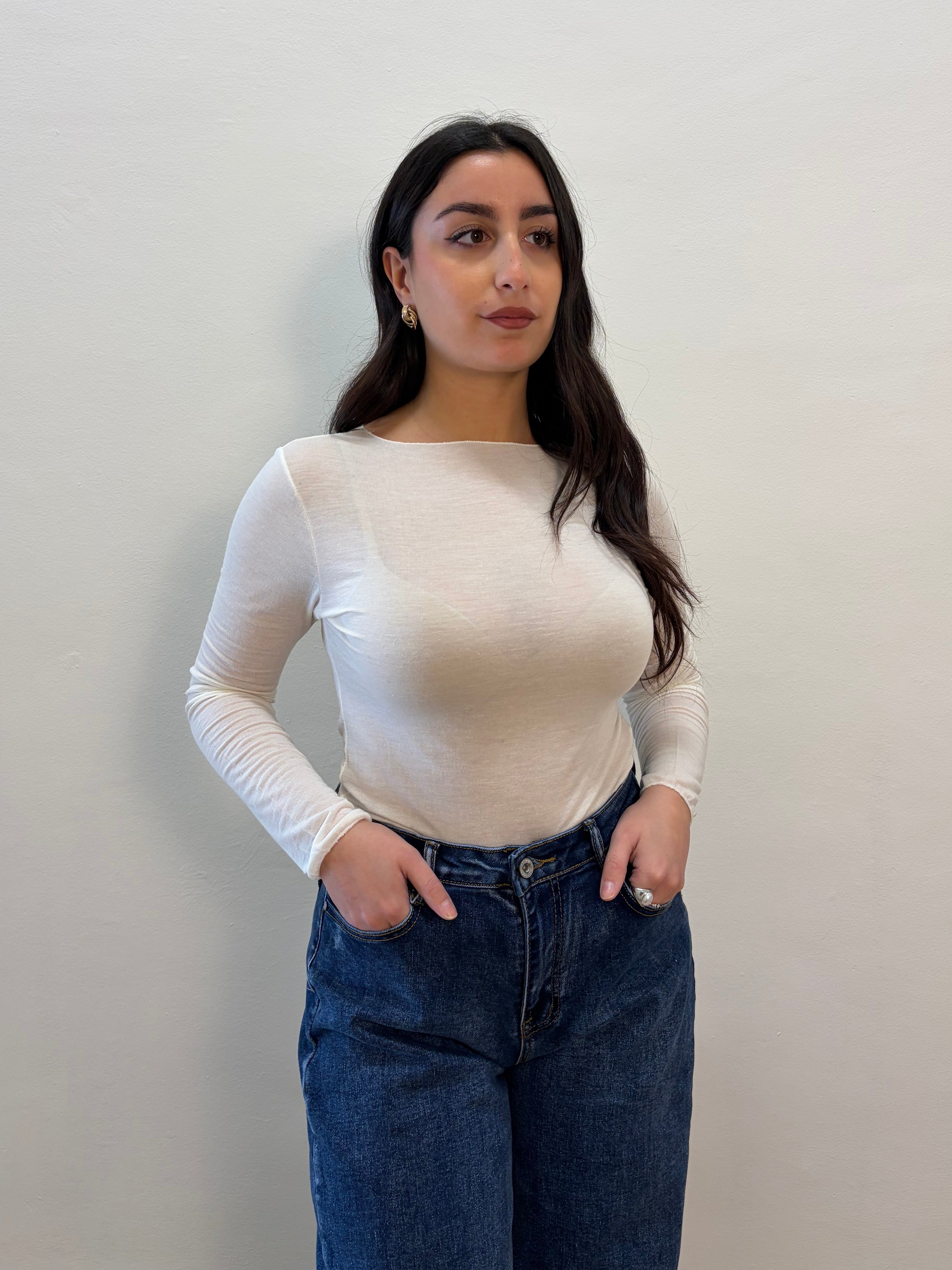 Maglia misto cashmere