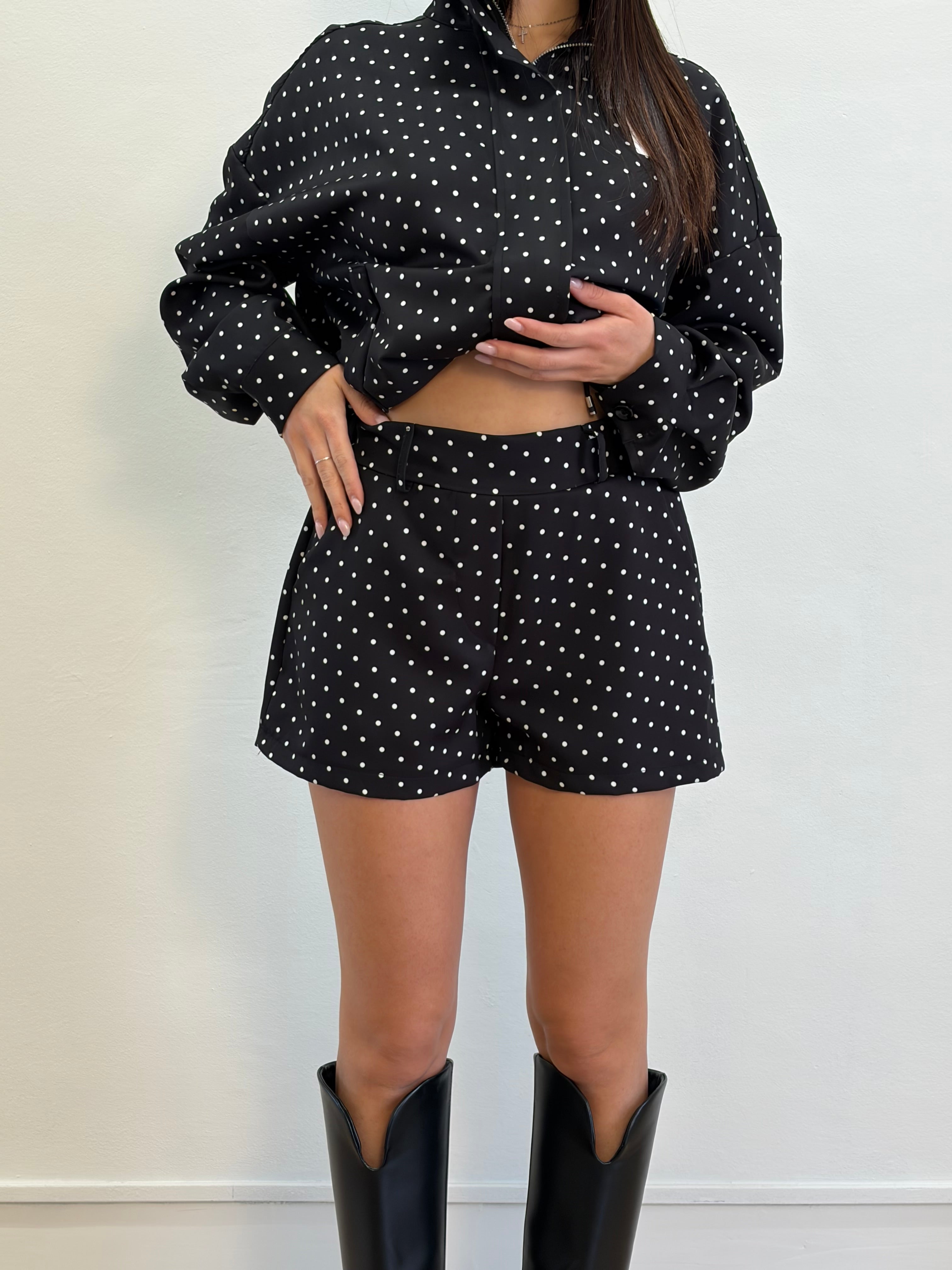 Coordinato Pois Black
