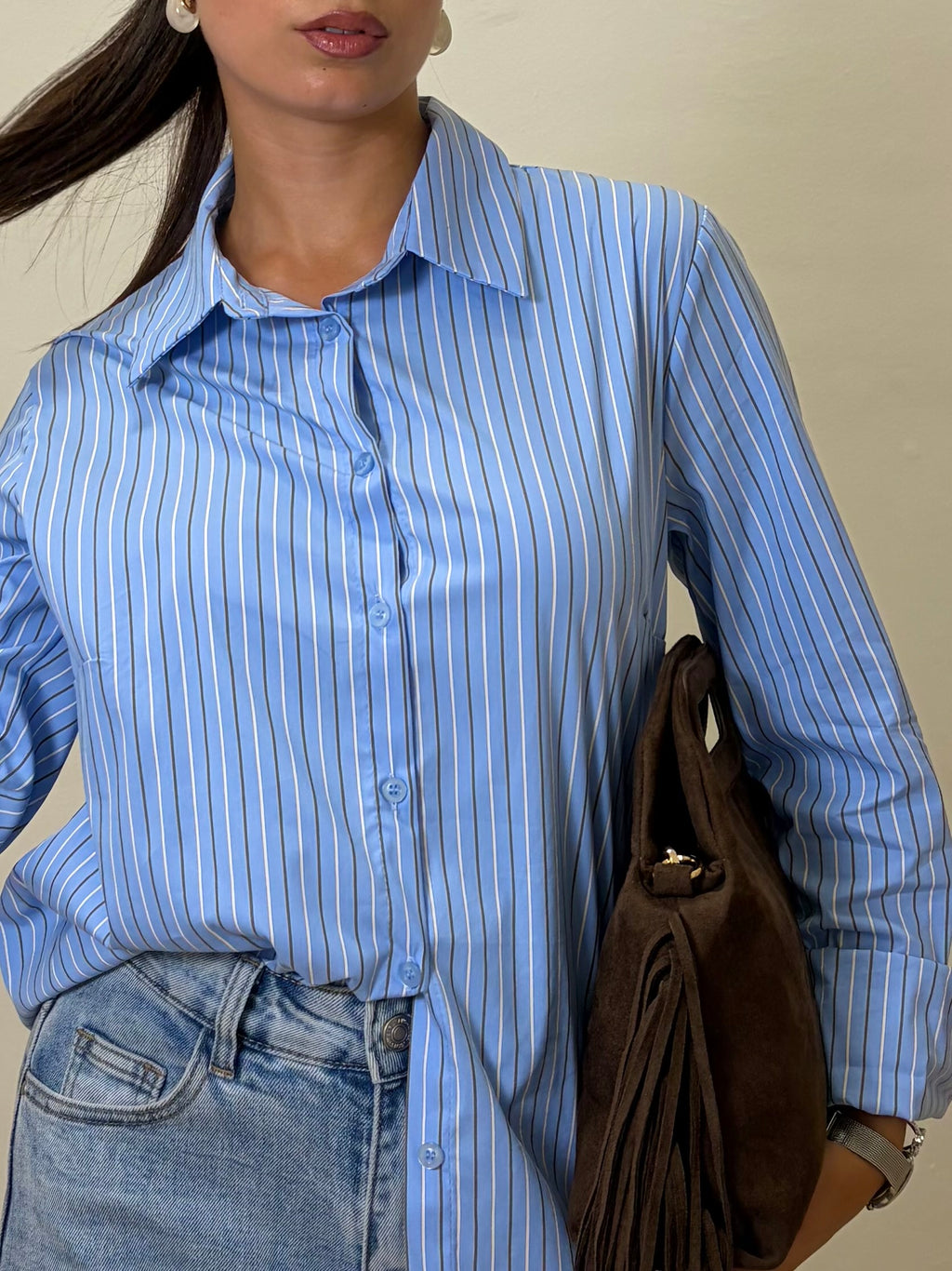 Camicia a righe