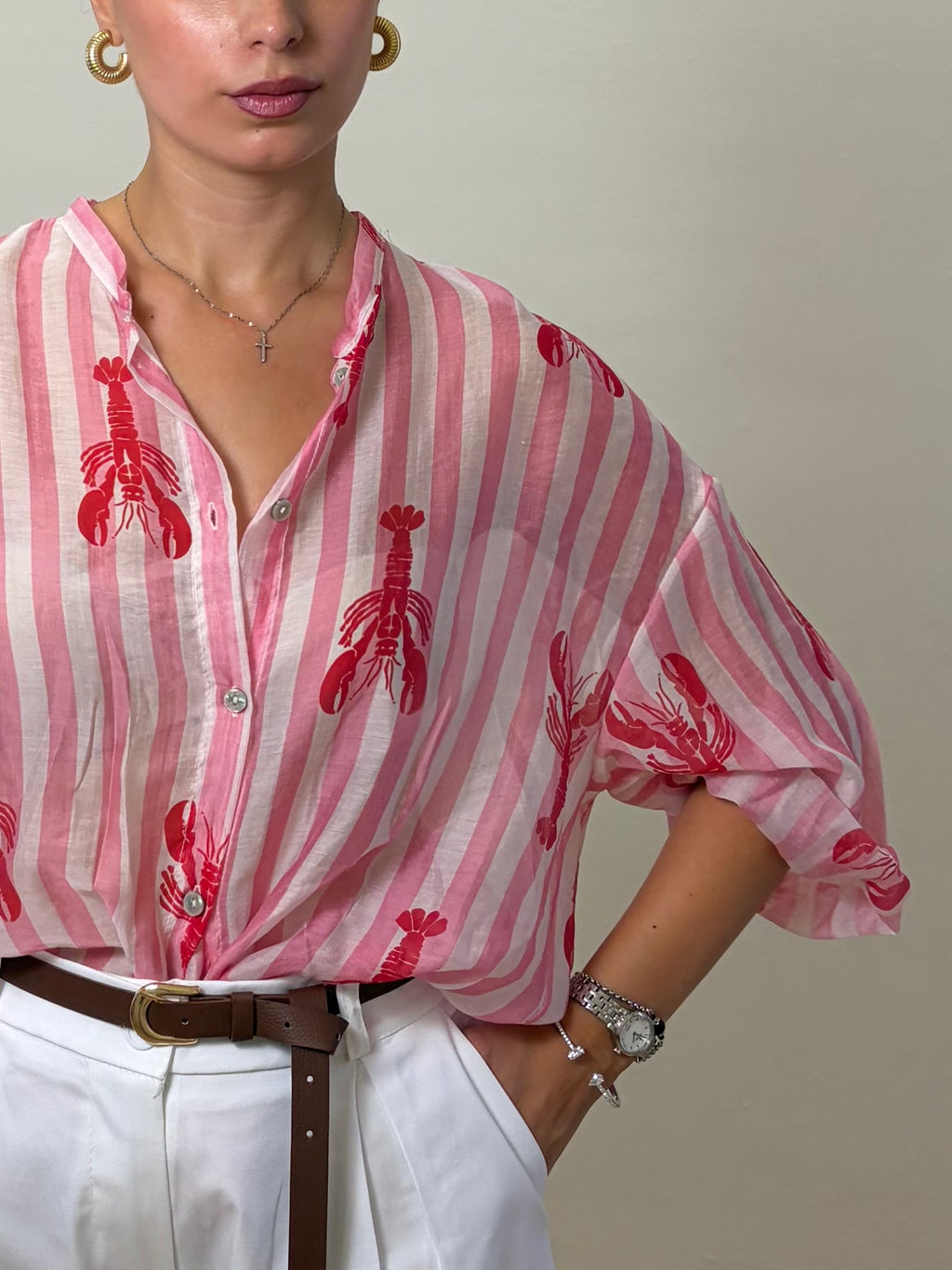 Camicia a fantasia