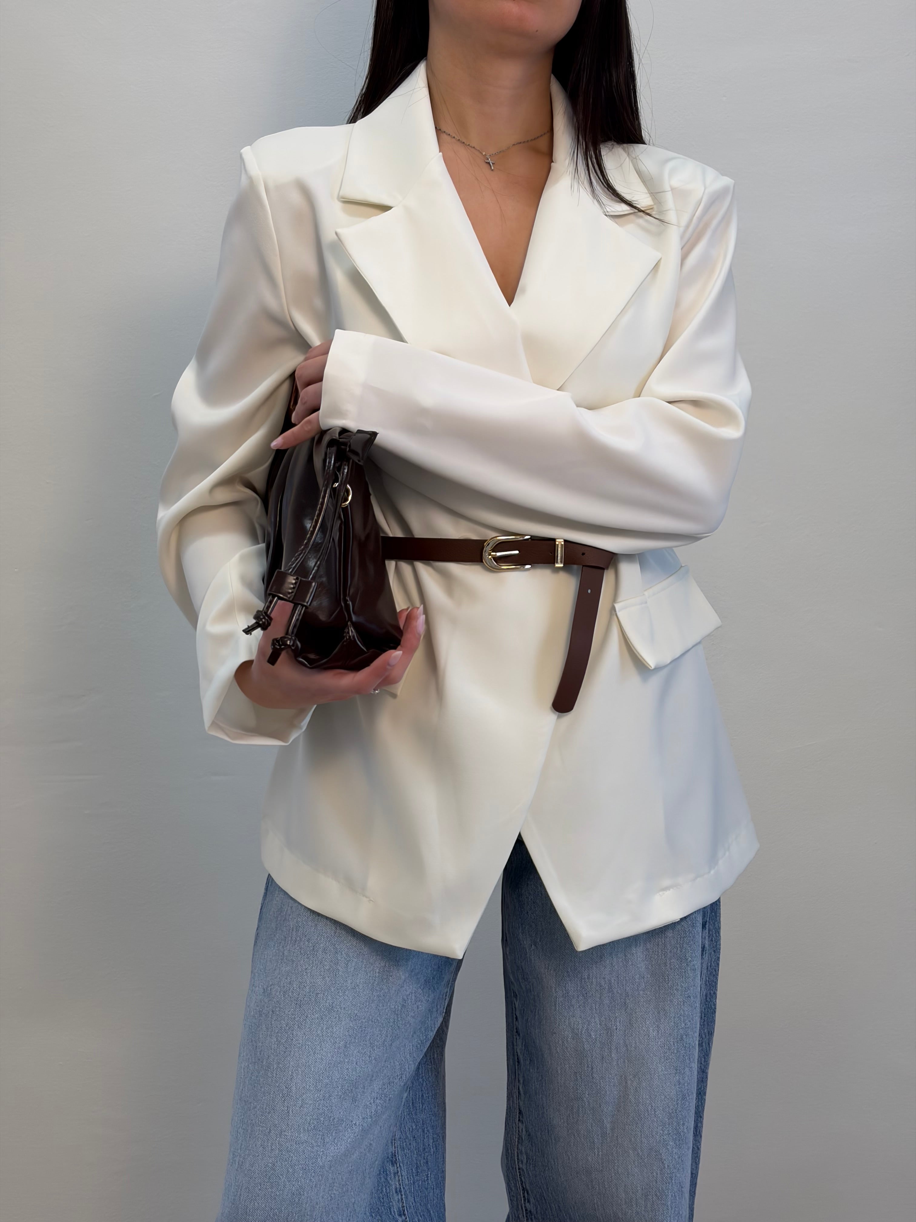 Blazer con cintura