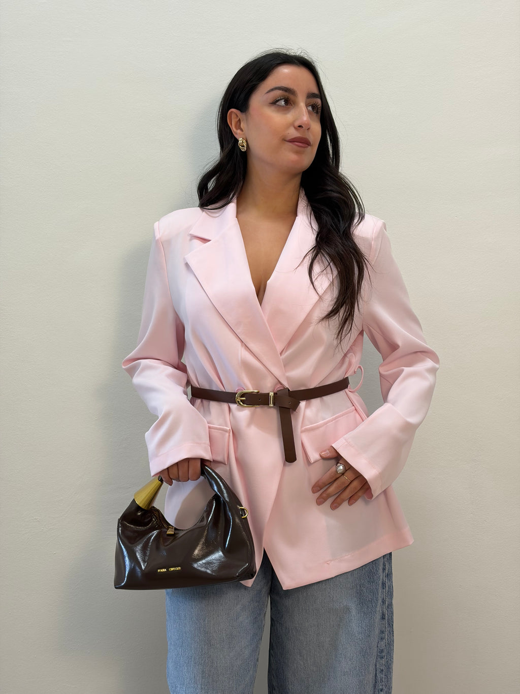 Blazer con cintura