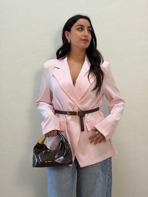 Blazer con cintura