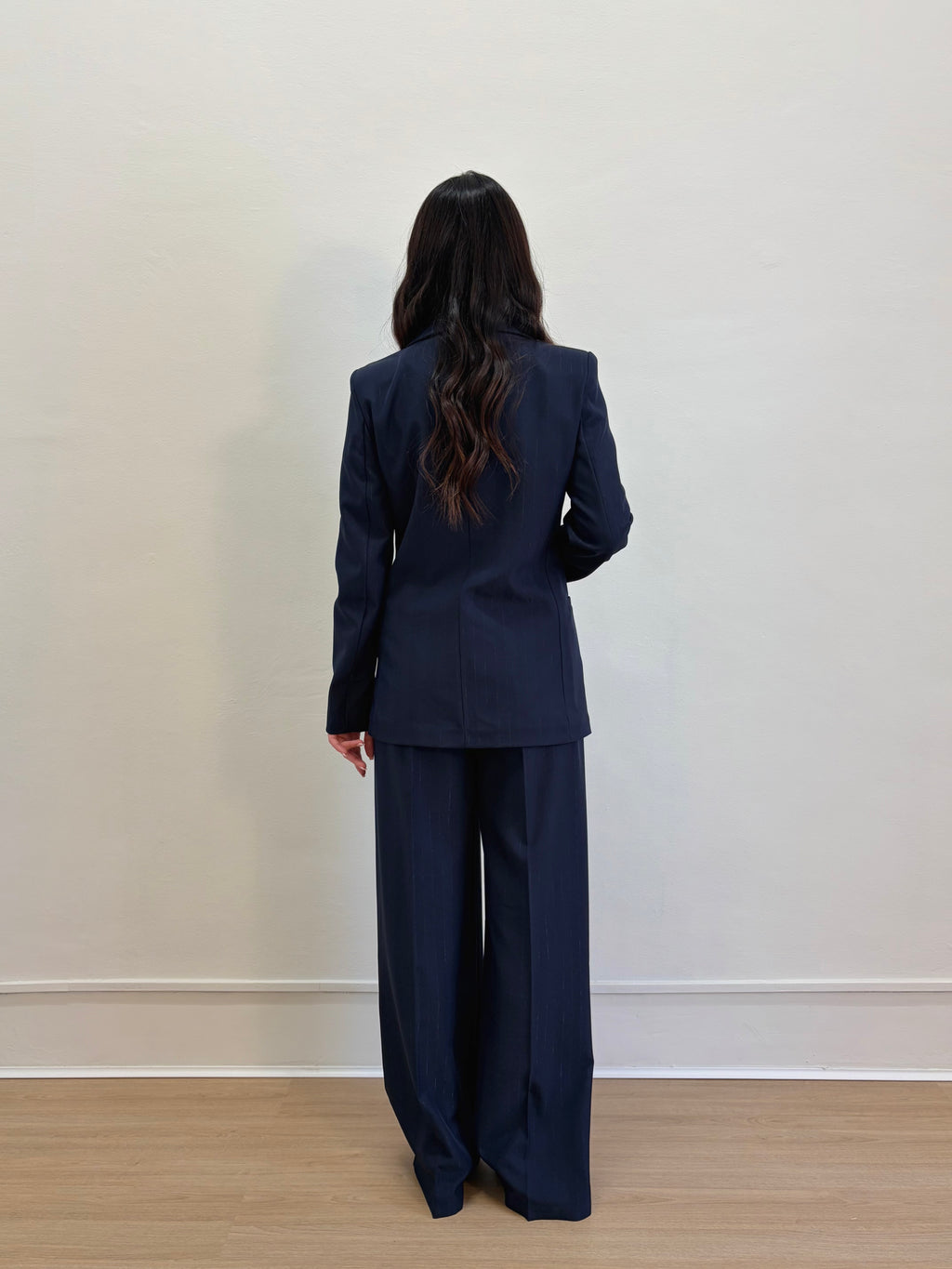 Completo gessato lurex