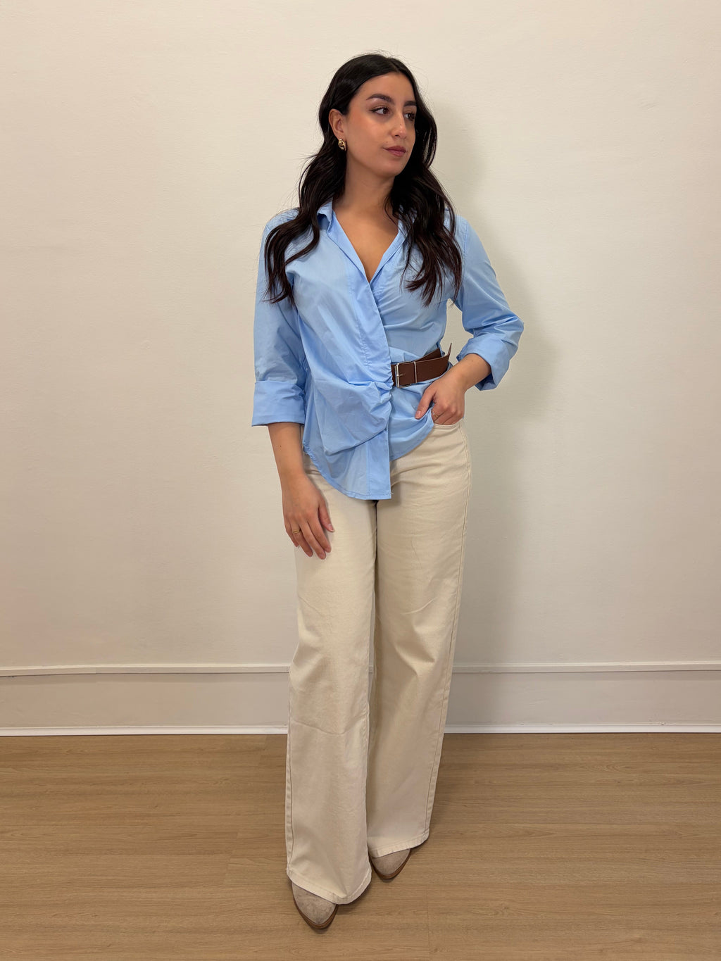 Camicia con cintura