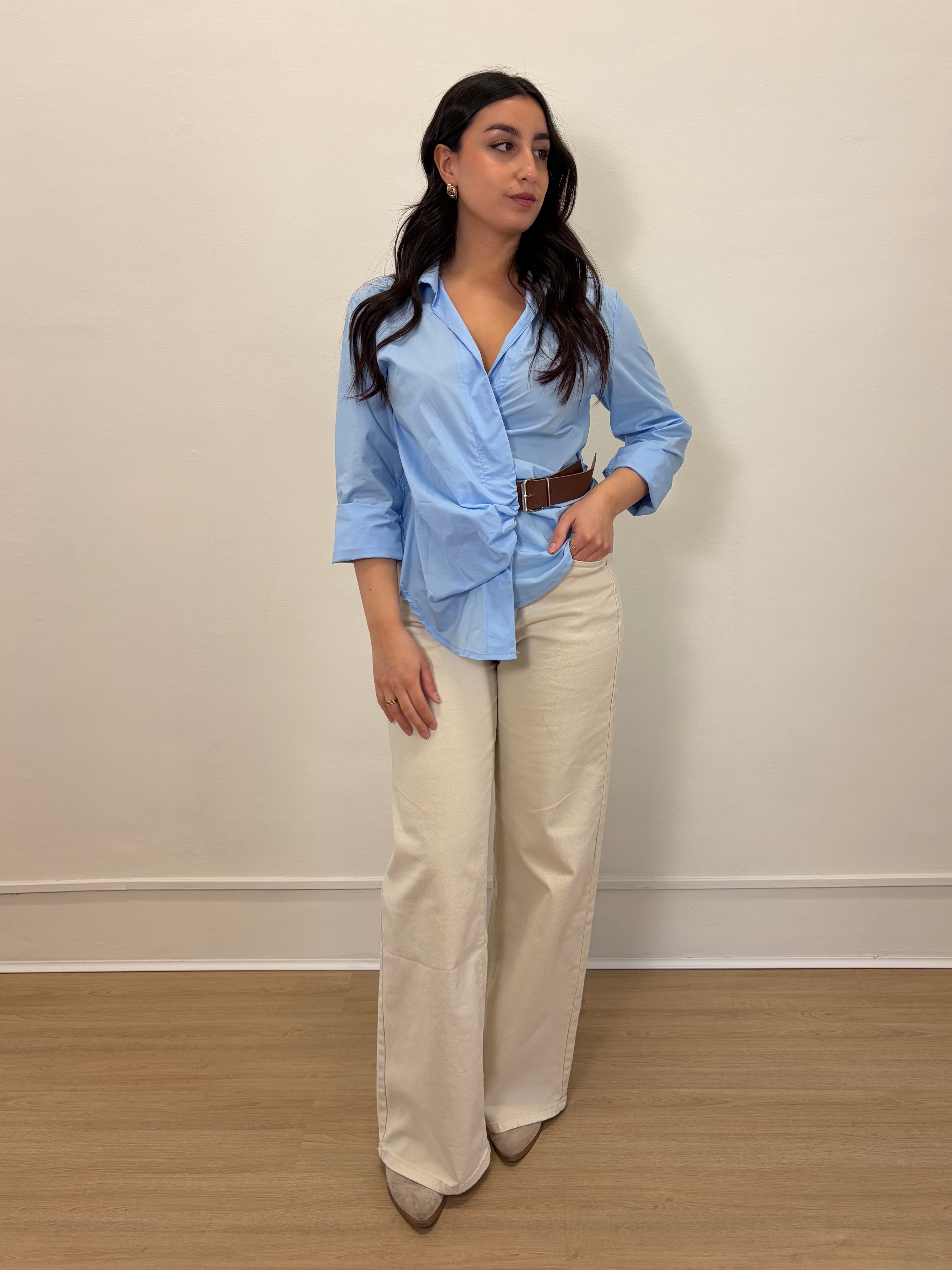 Camicia con cintura