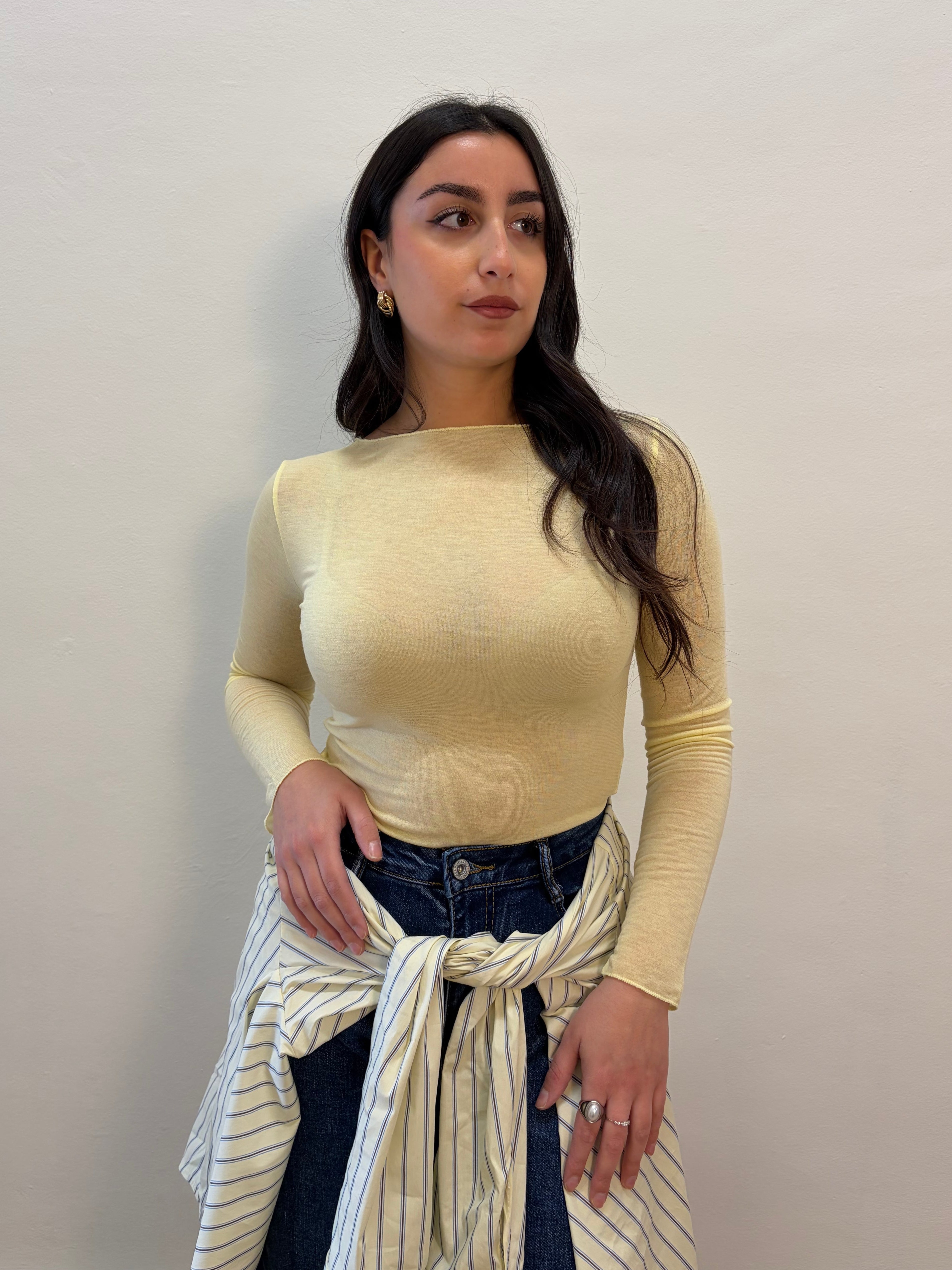 Maglia misto cashmere