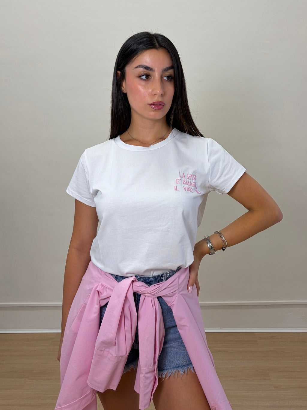 T-shirt LA VITA è AMARA