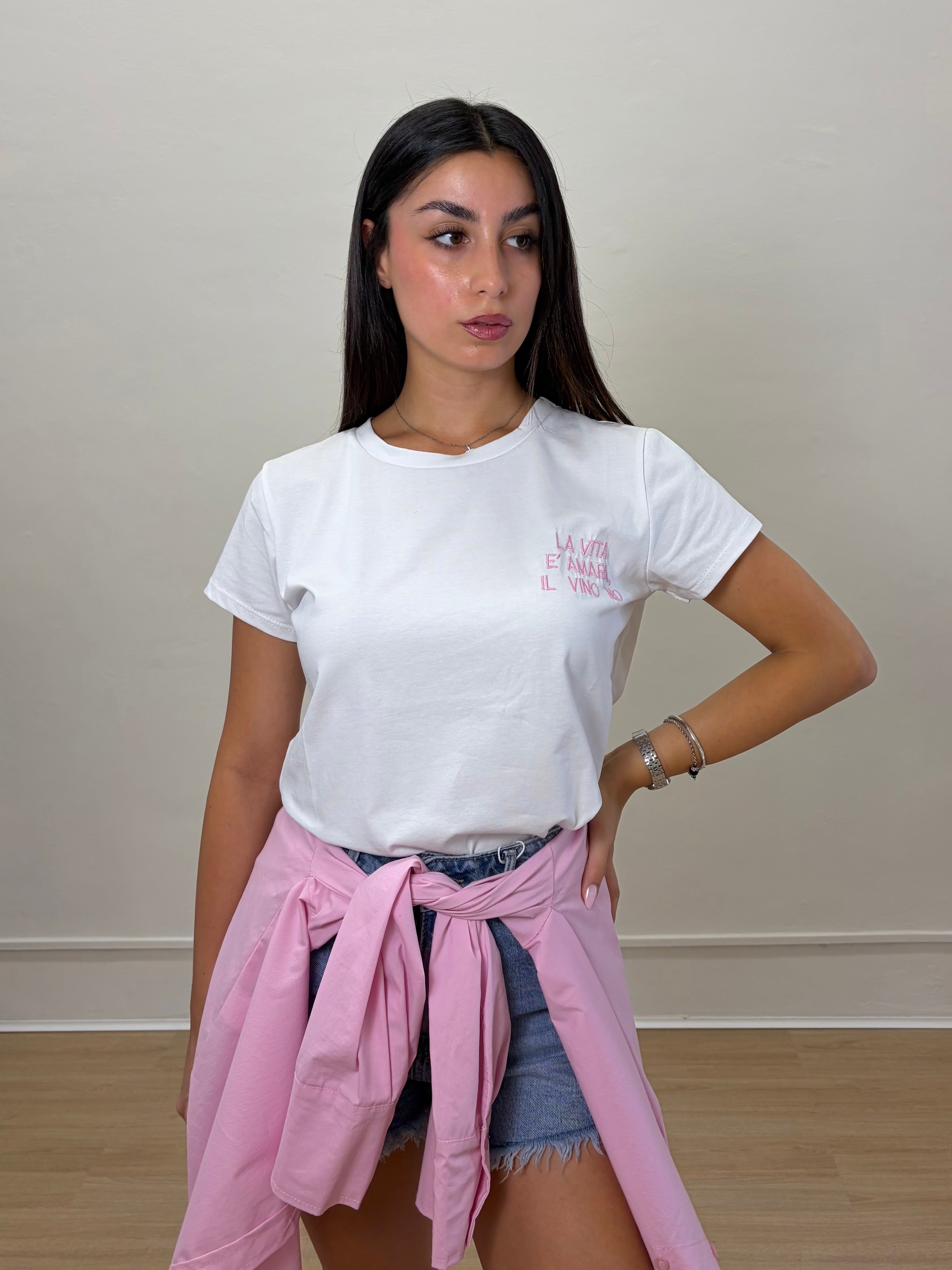 T-shirt LA VITA è AMARA