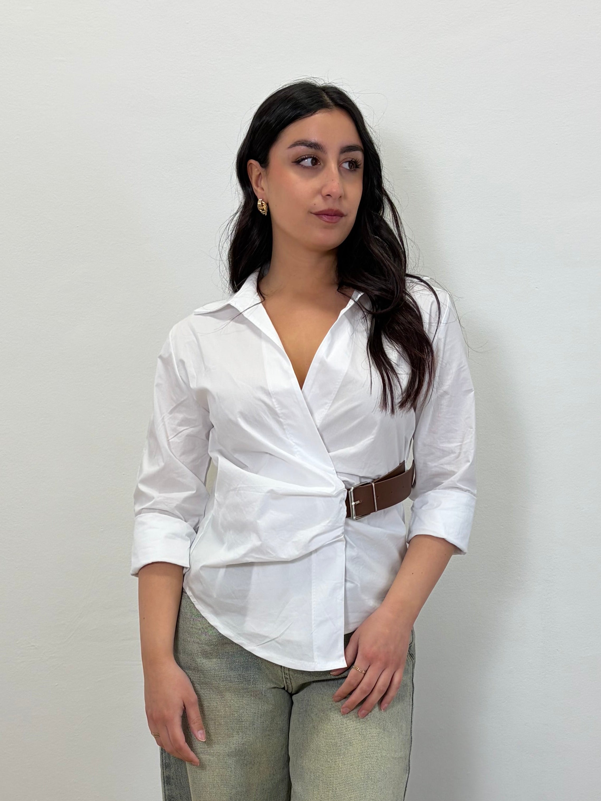 Camicia con cintura