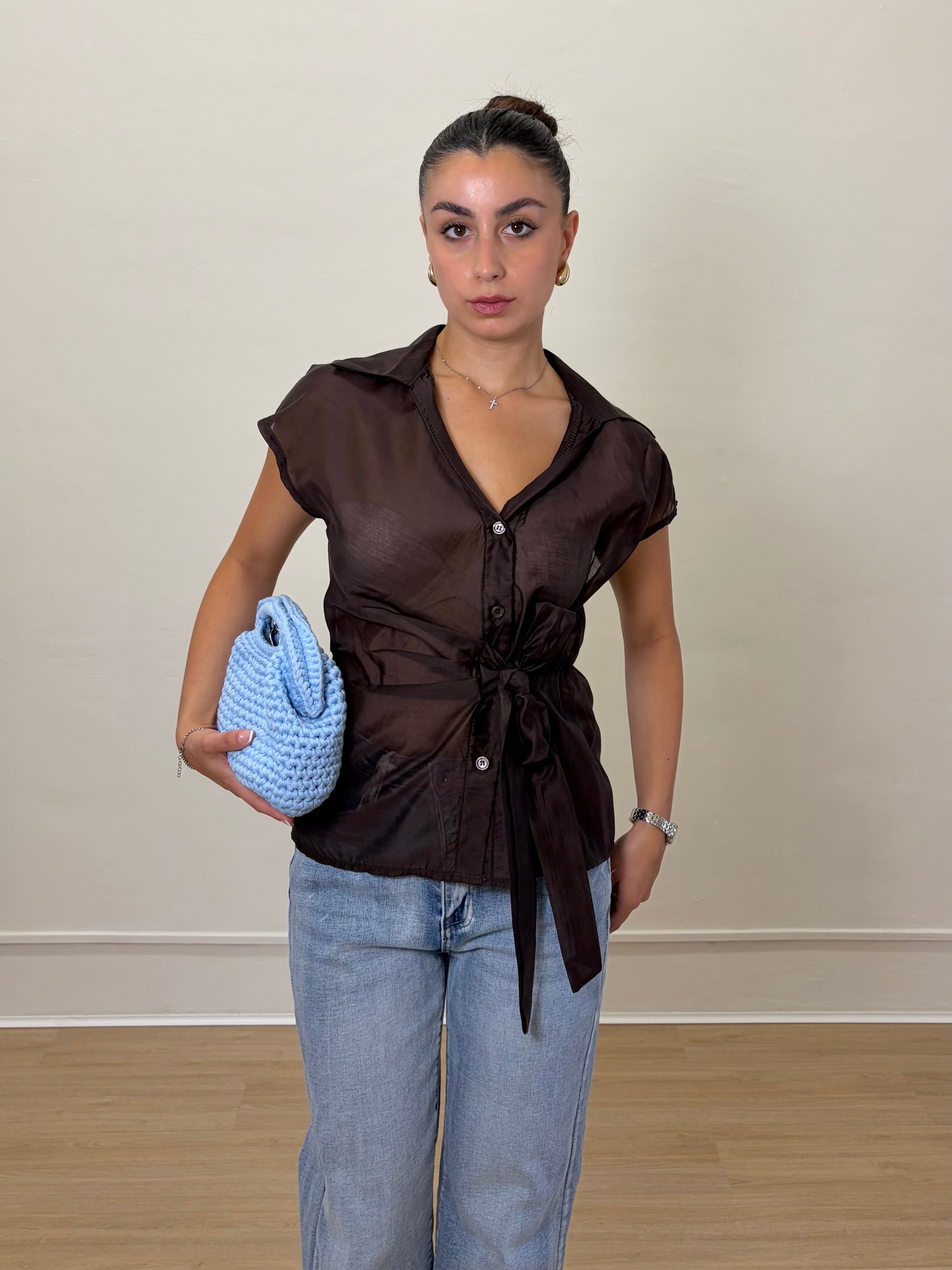 Camicia trasparente
