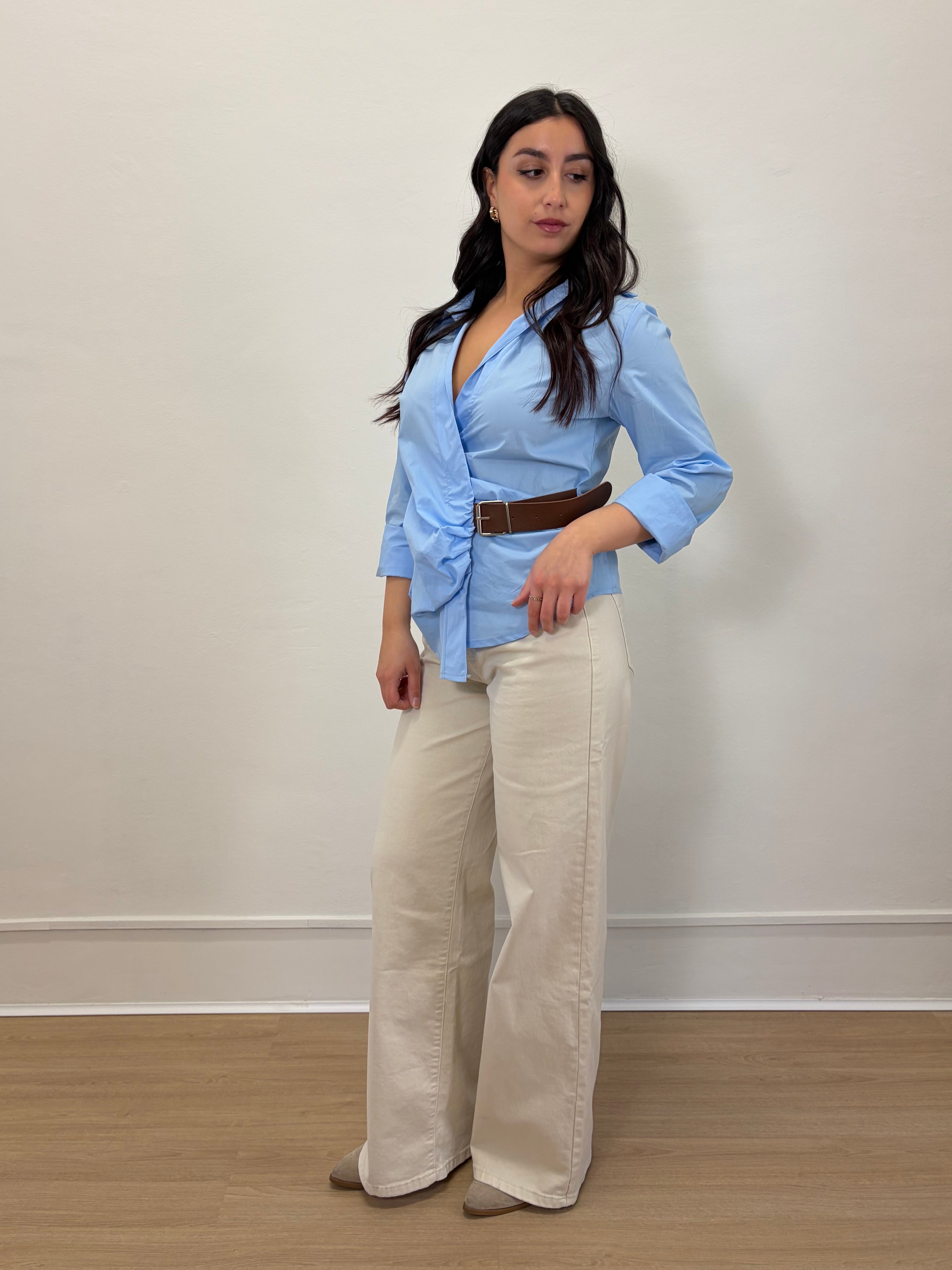 Camicia con cintura