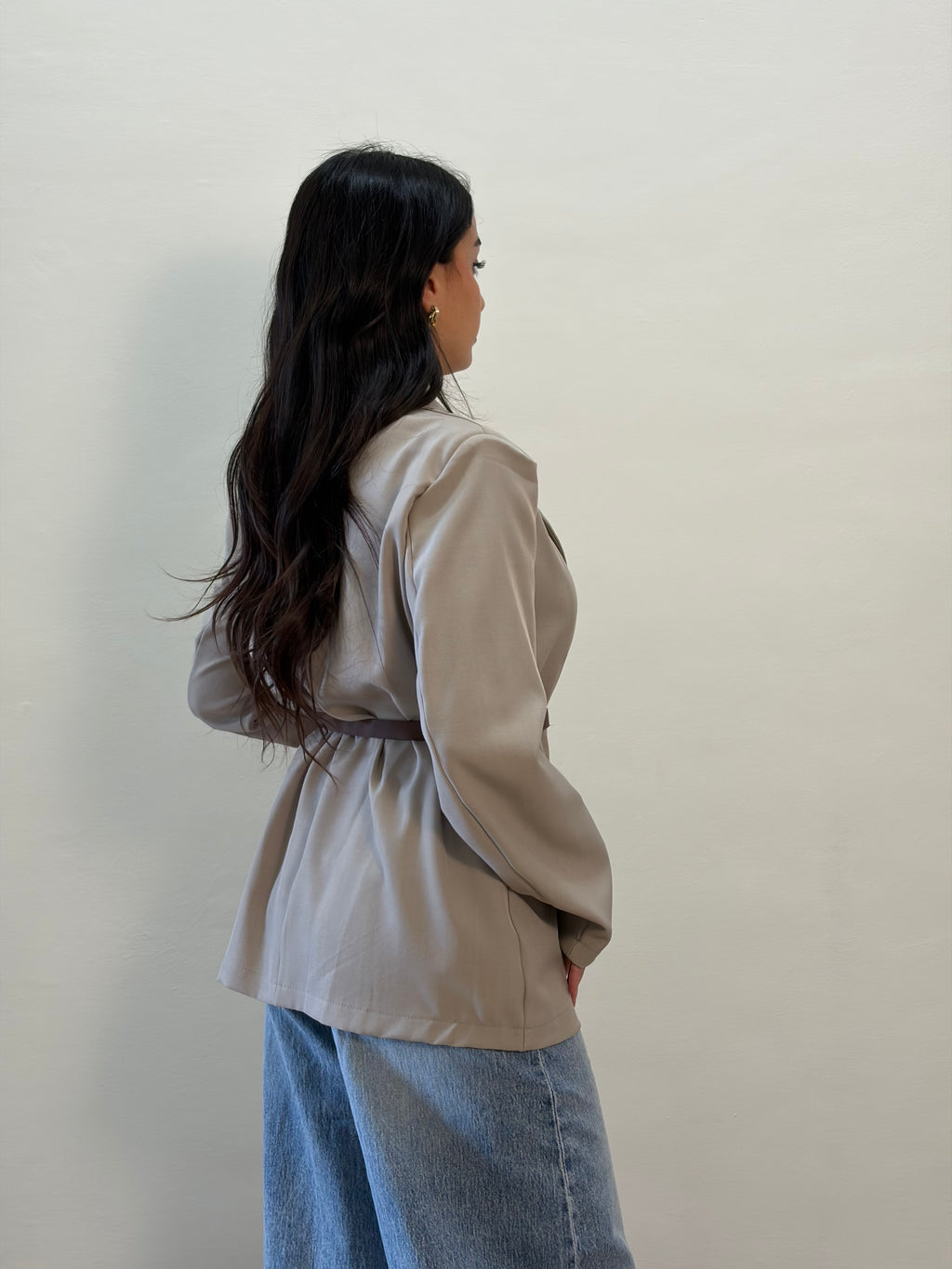 Blazer con cintura