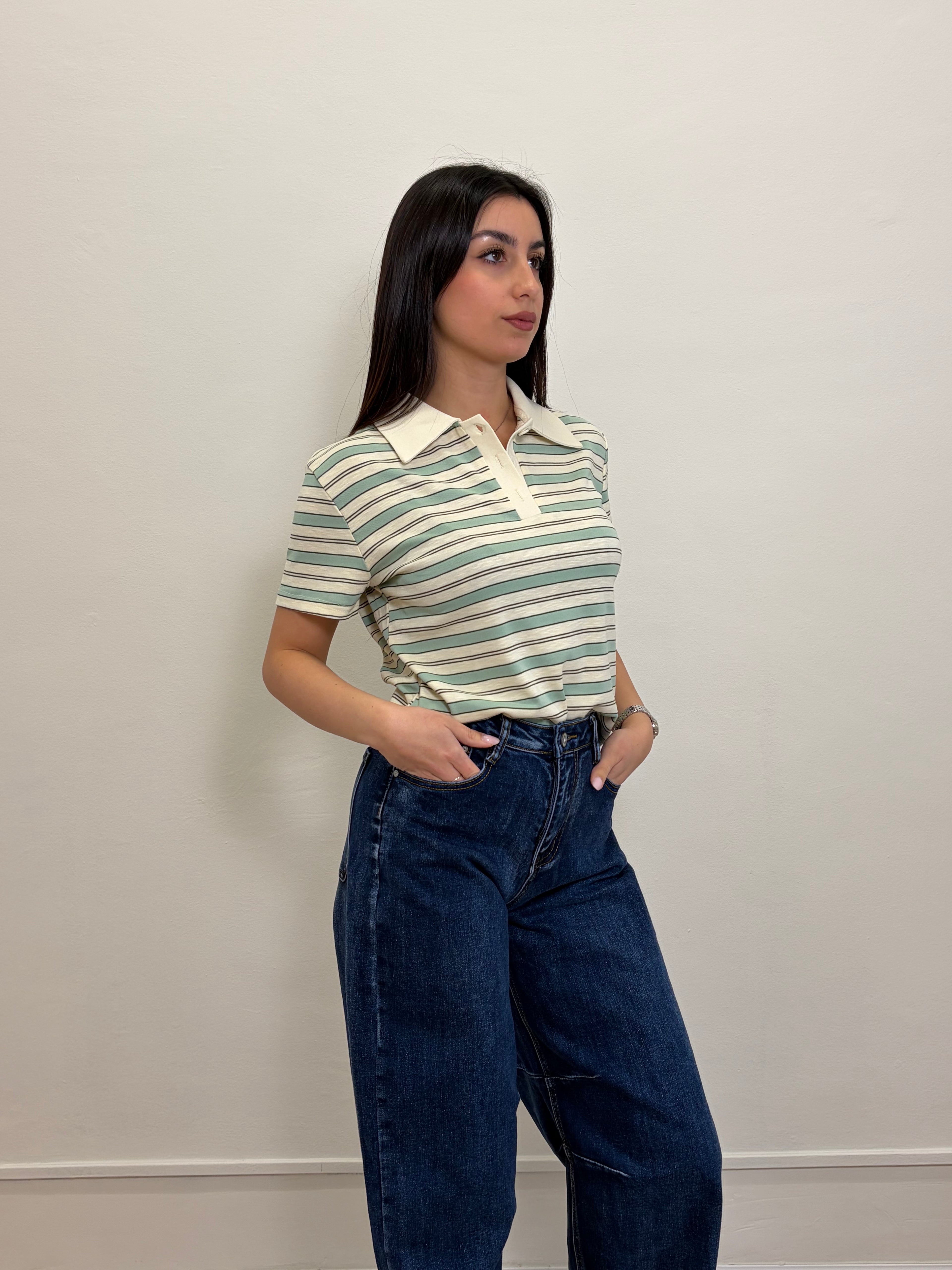 Polo color stripes