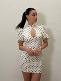 Mini dress a pois
