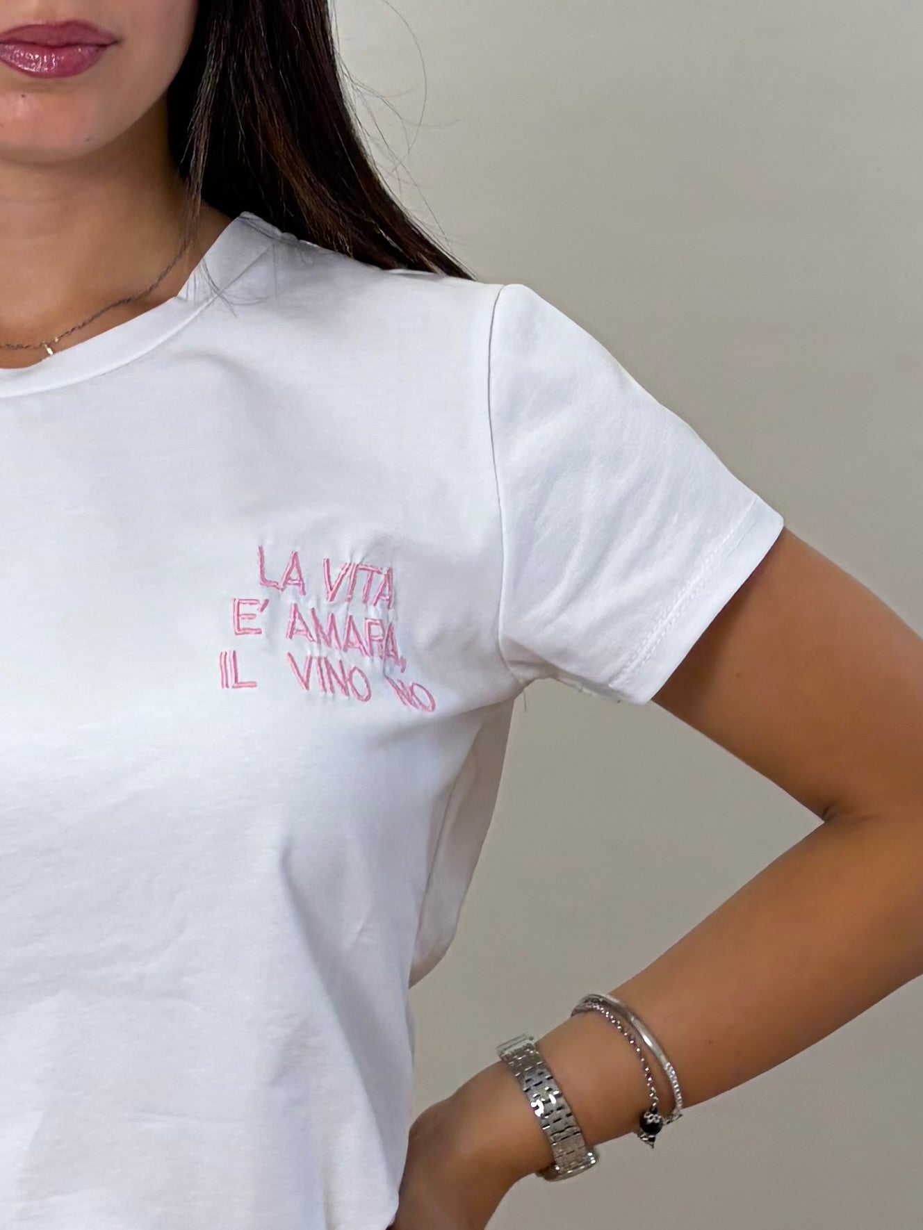 T-shirt LA VITA è AMARA