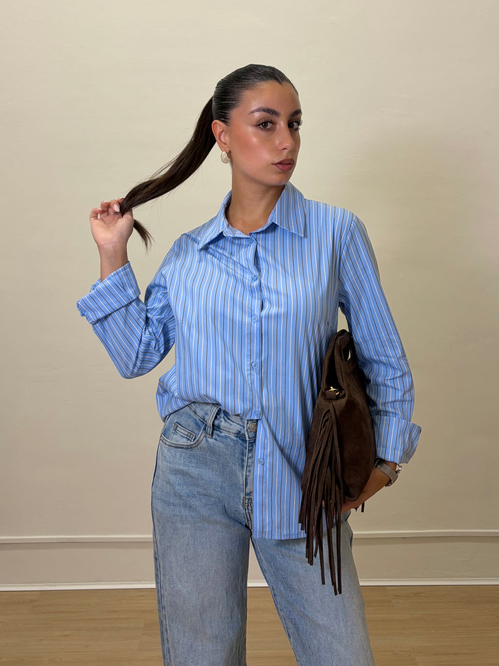 Camicia a righe