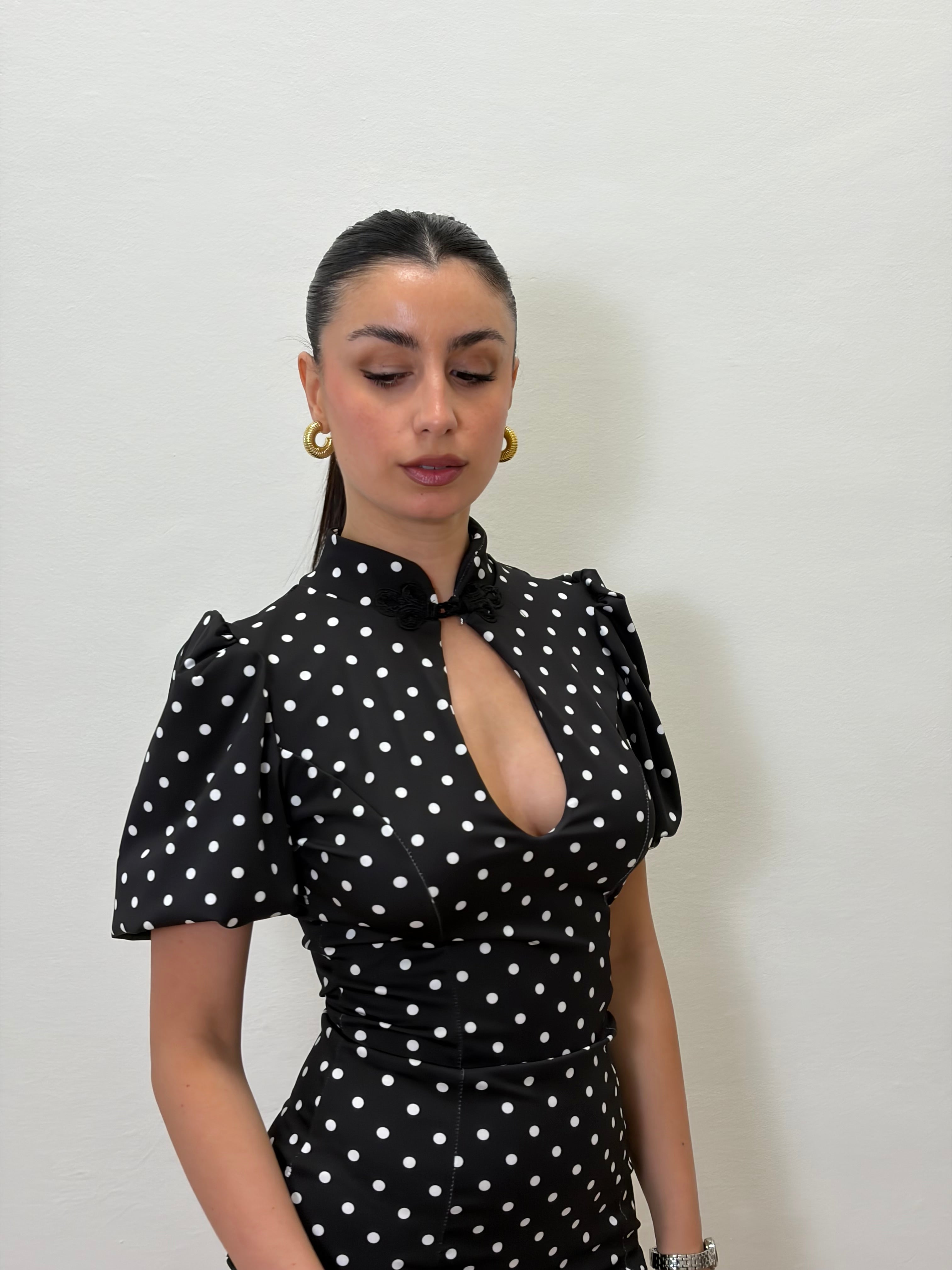 Mini dress a pois