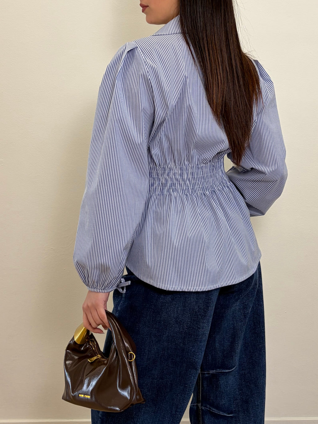 Camicia sancrata a righe