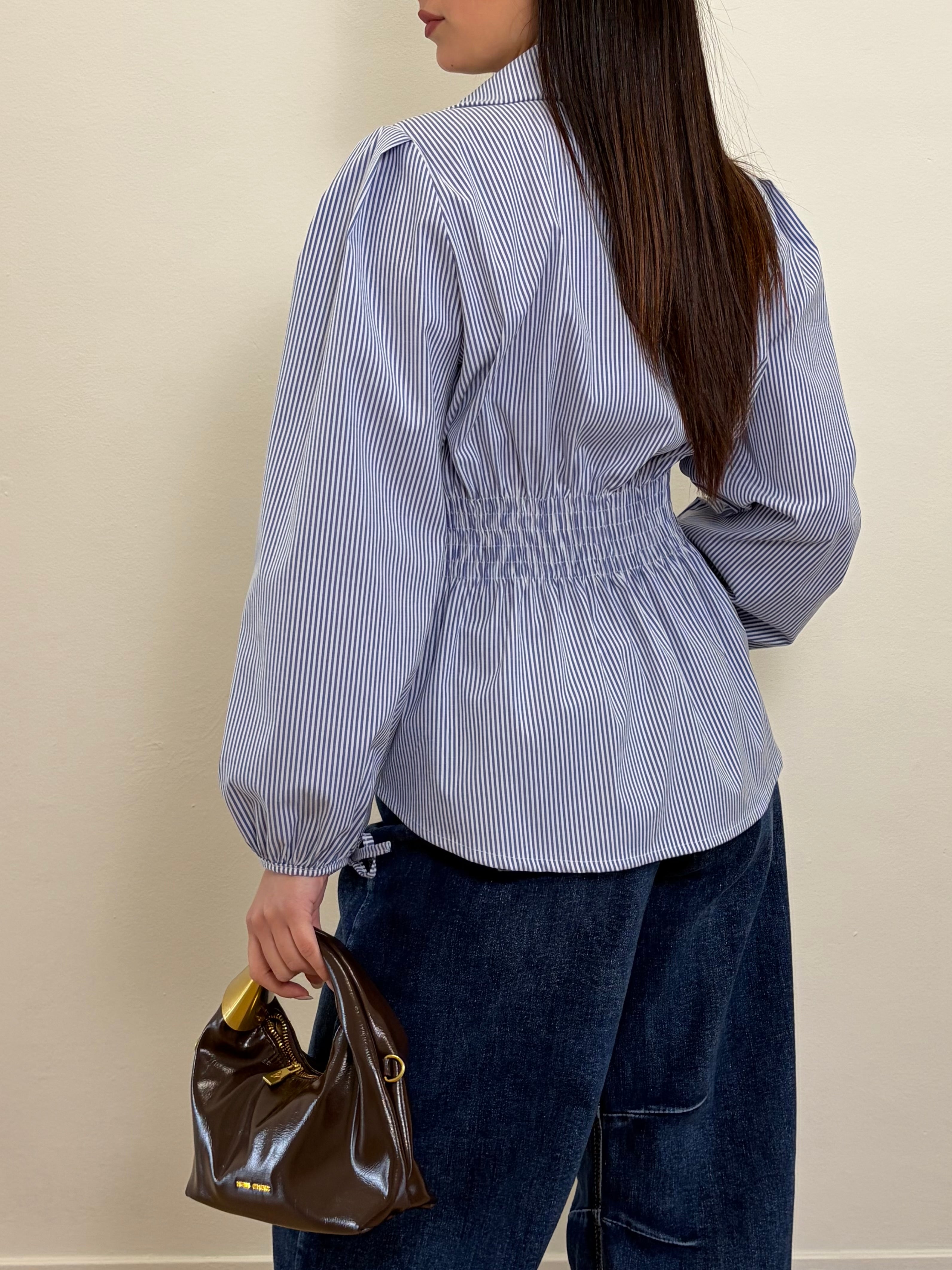 Camicia sancrata a righe