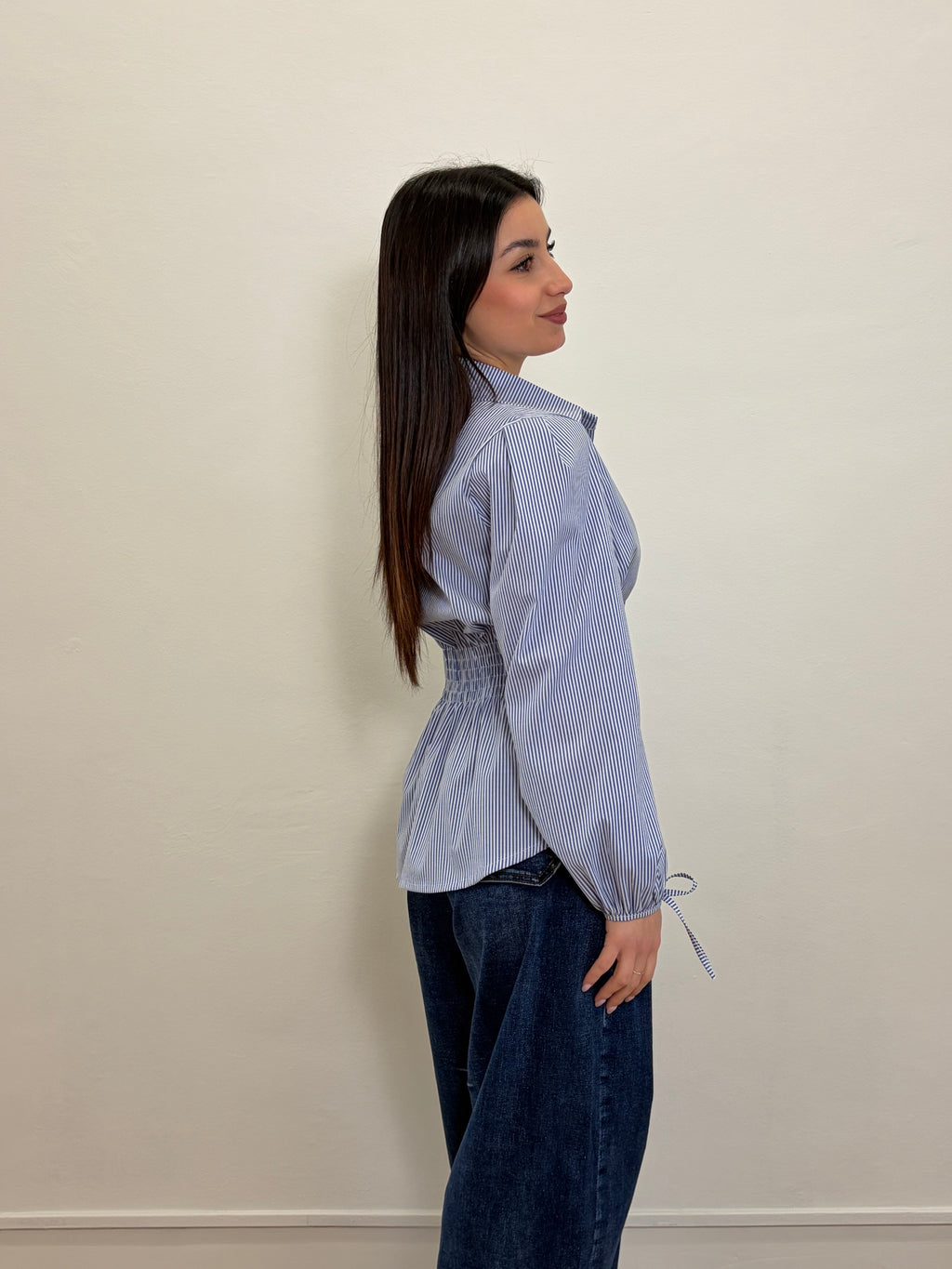 Camicia sancrata a righe