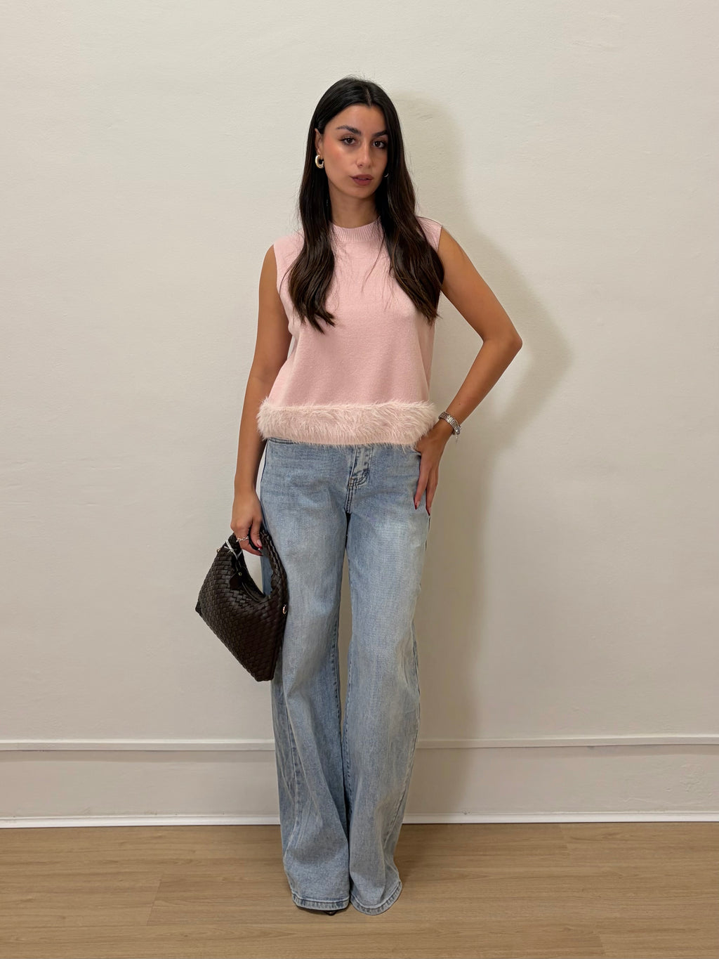 Gilet con pelliccia
