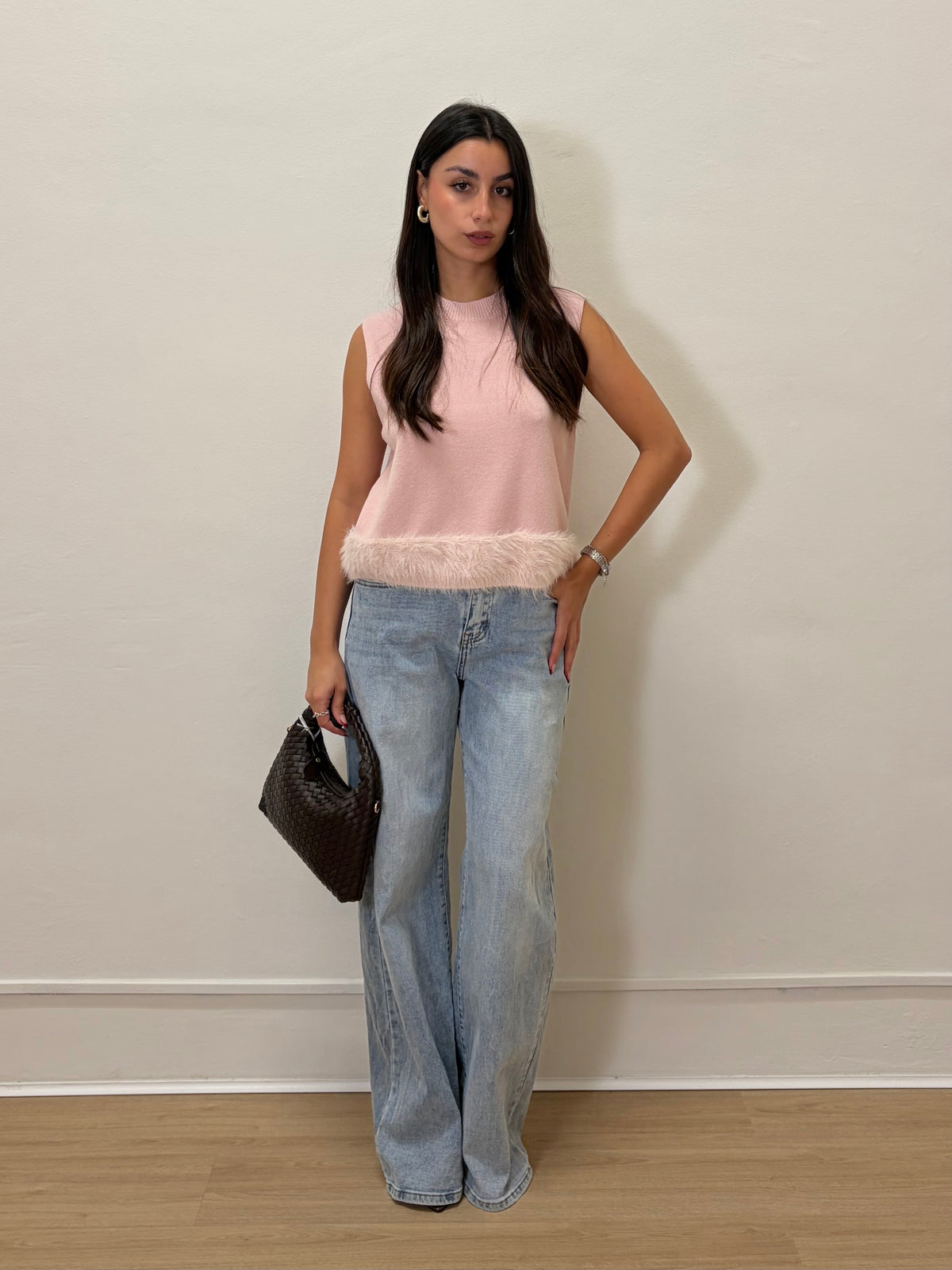 Gilet con pelliccia