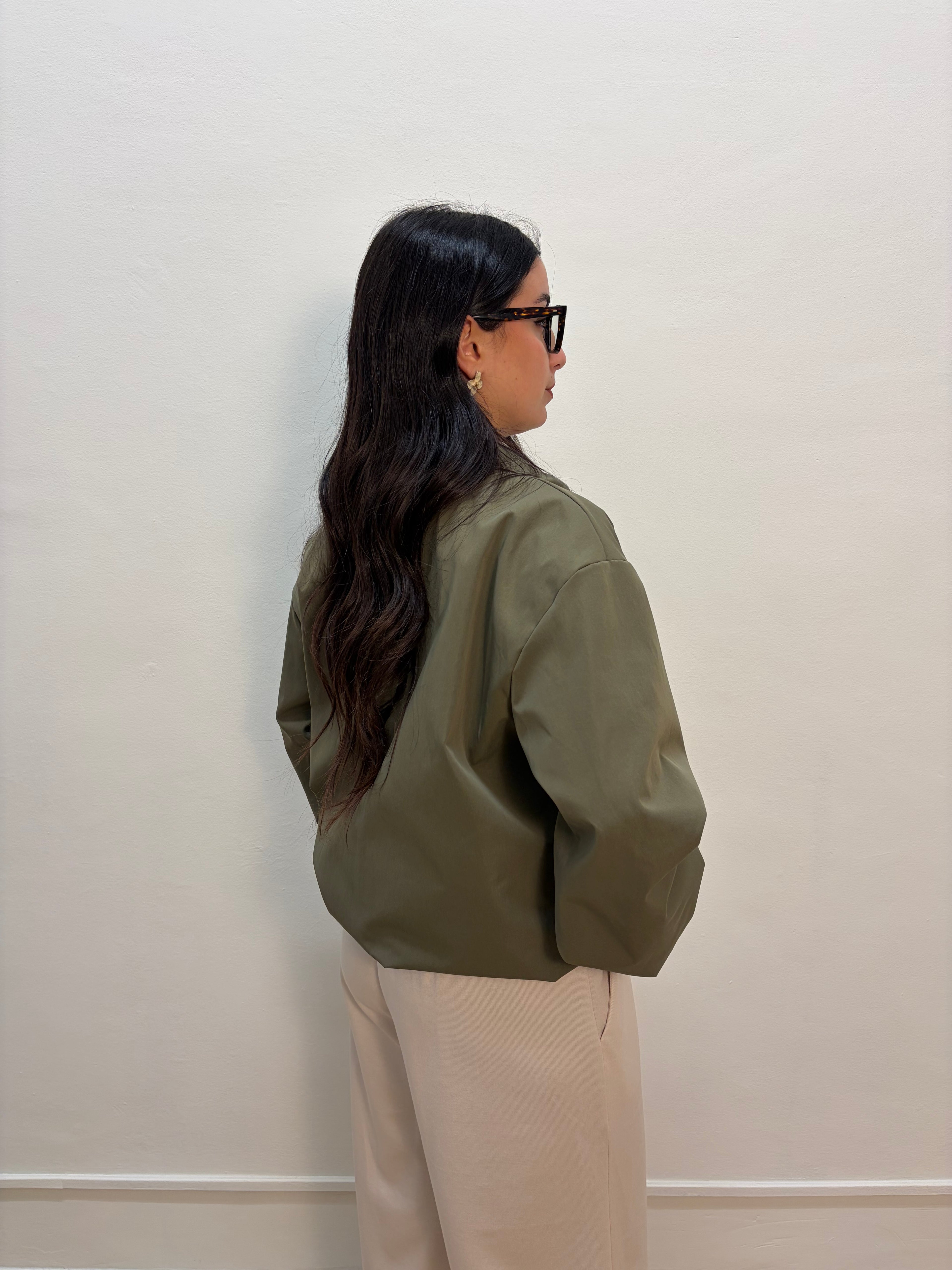 Bomber in cotone