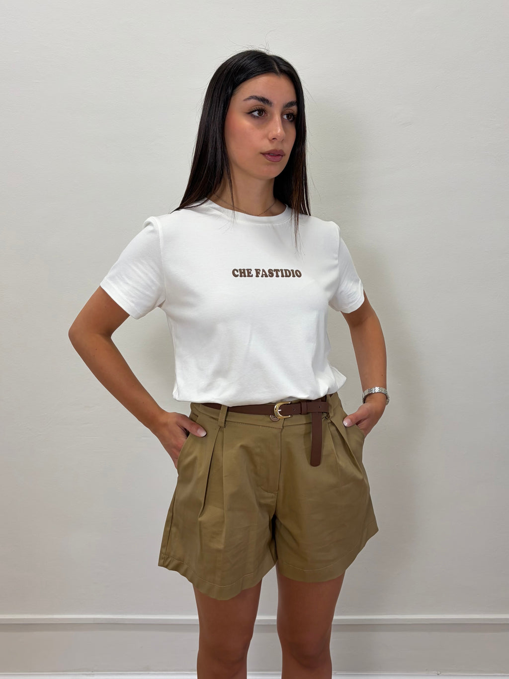 Shorts con cintura