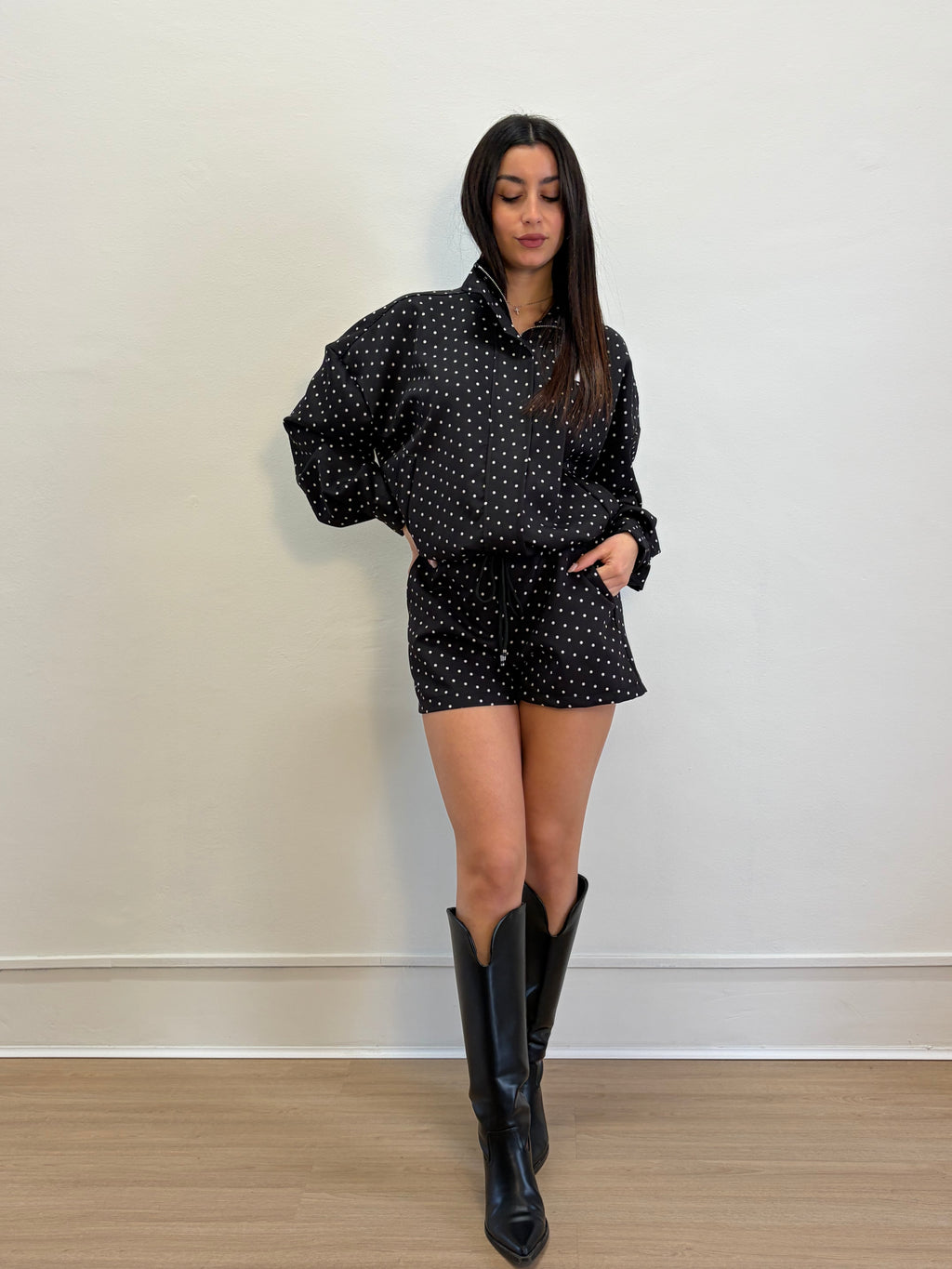Coordinato Pois Black