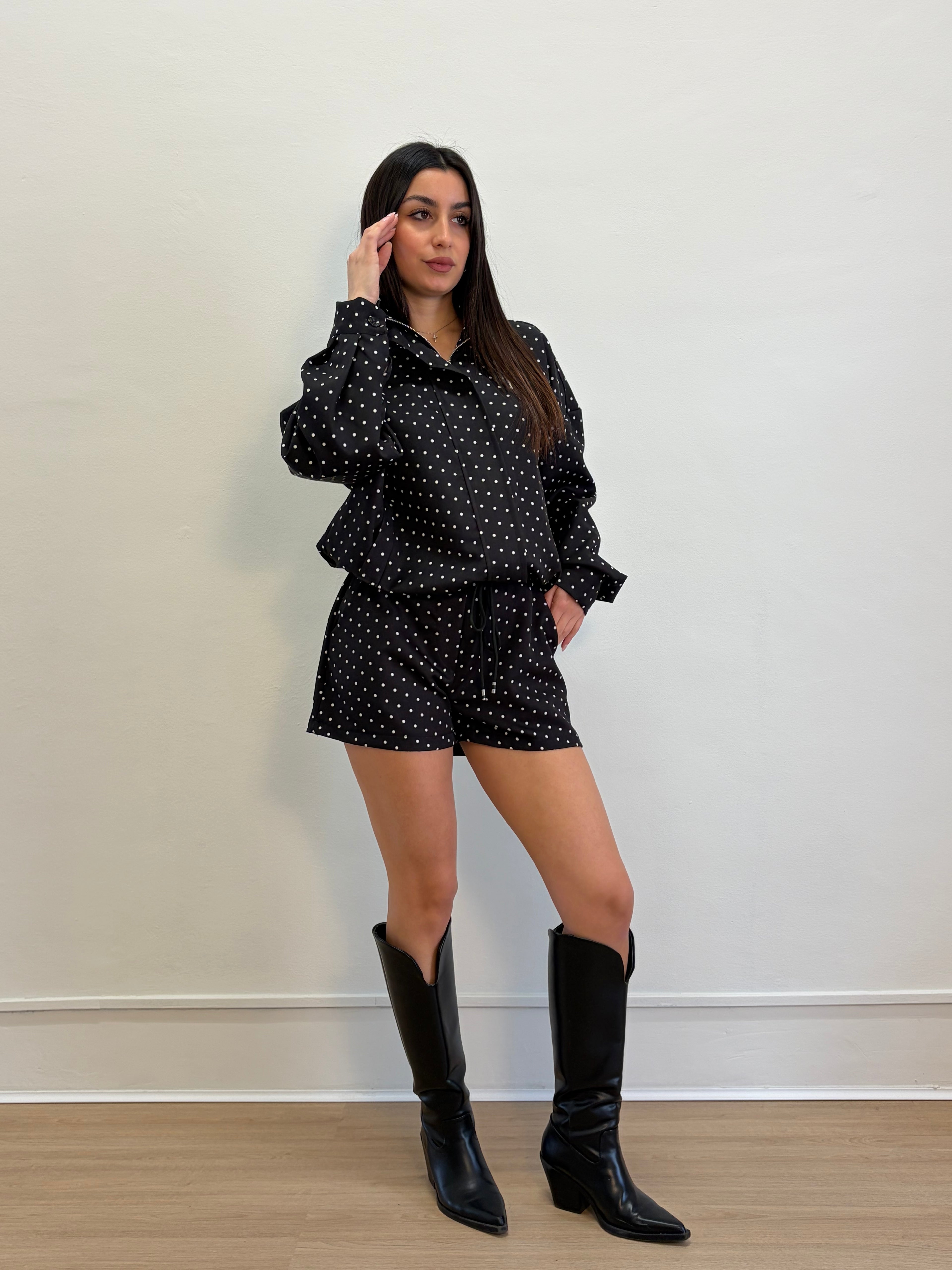 Coordinato Pois Black