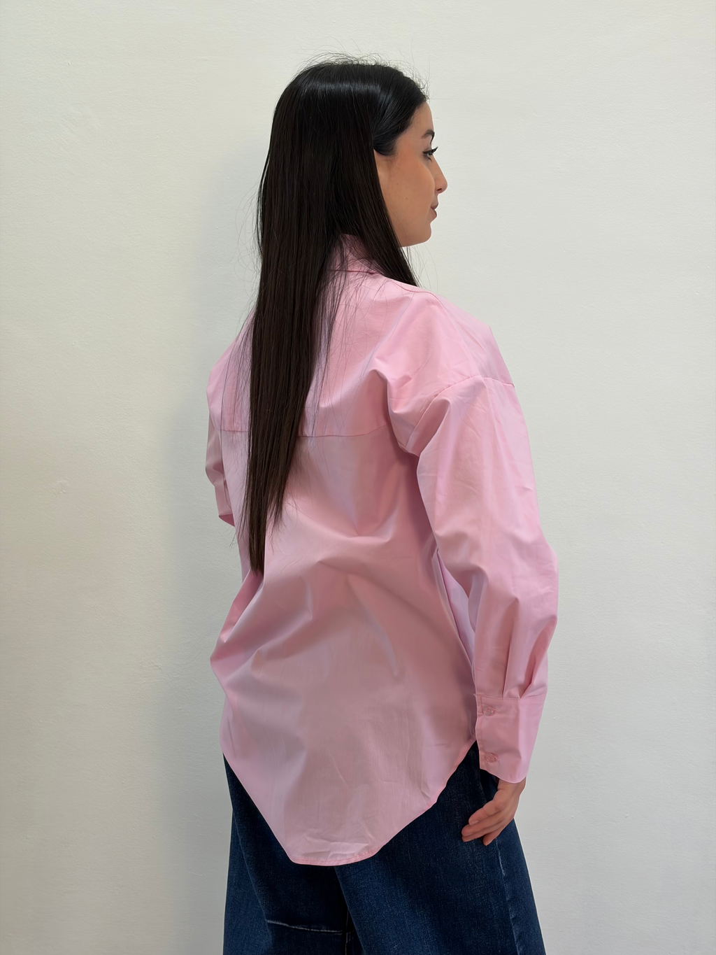 Camicia over rosa