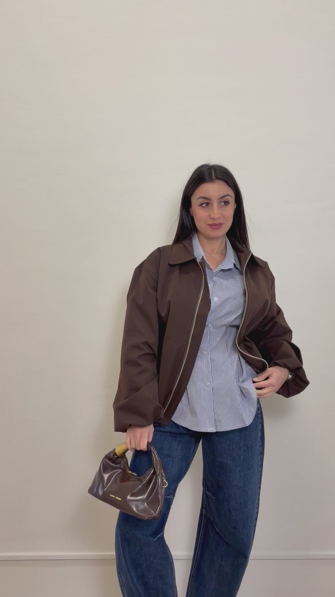 Camicia sancrata a righe