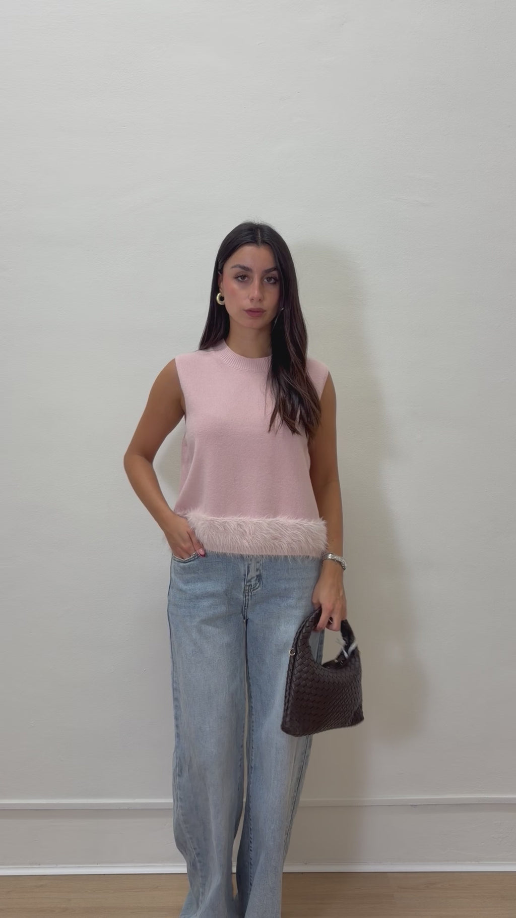 Gilet con pelliccia