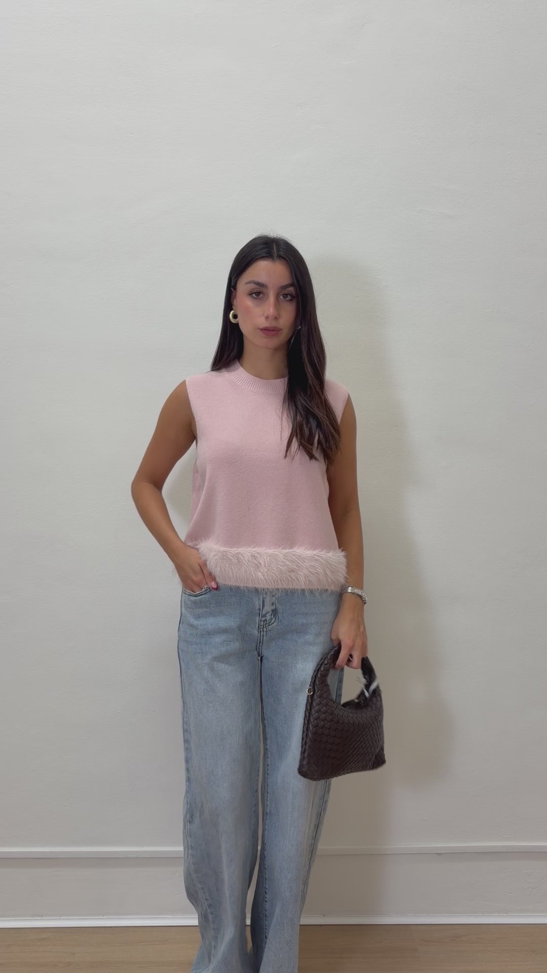 Gilet con pelliccia