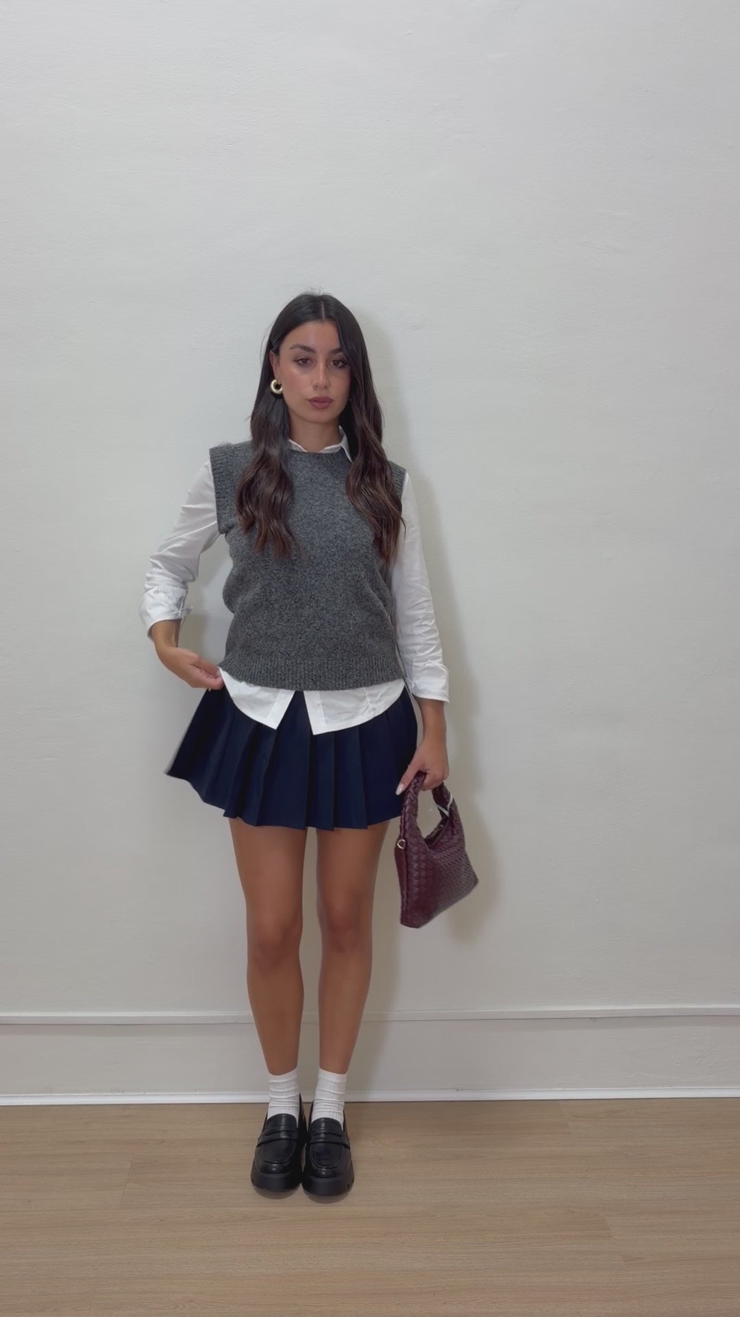Gilet misto lana