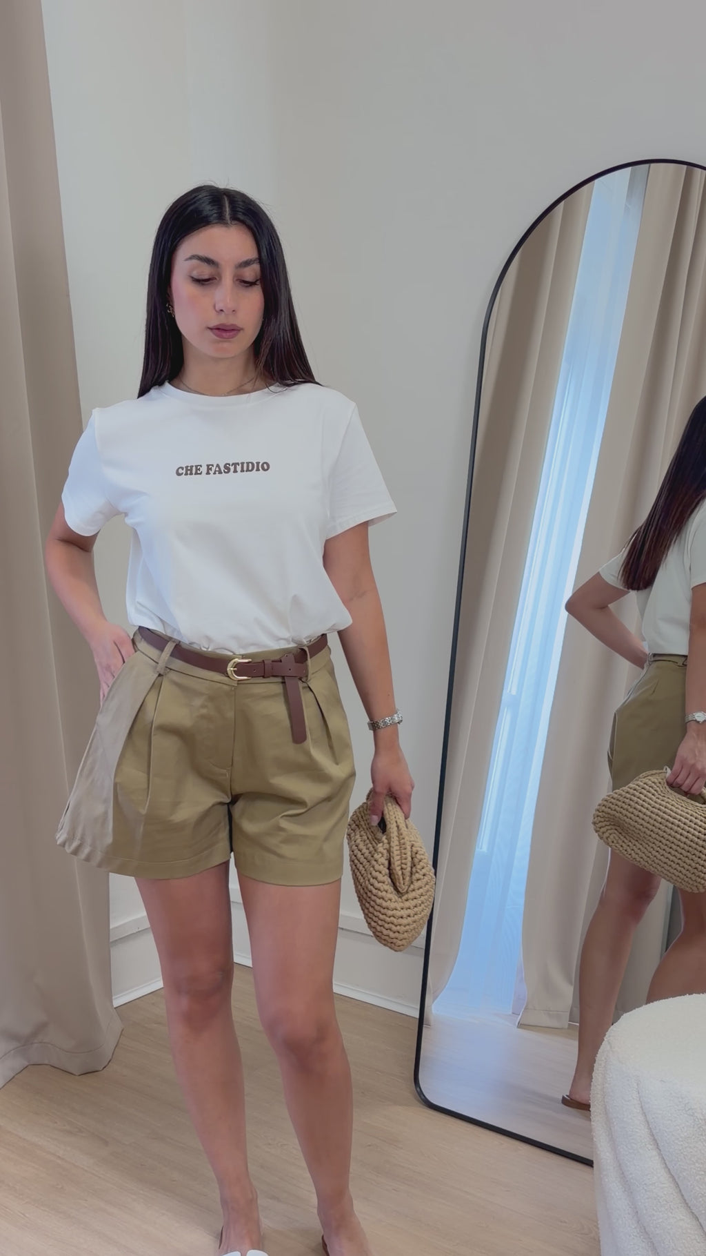 Shorts con cintura